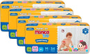 Kit Com 4 Fraldas Turma da Mônica Baby Shortinho