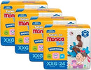 Kit Com 4 Fraldas Turma da Mônica Baby Shortinho