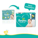Kit 4 Fraldas Pampers Confort Sec Super tamanho M com 140 unidades + G com 120 unidades
