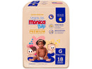 Kit com 4 Fraldas Turma da Mônica Baby Giga Premium