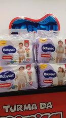 Kit 2 Pacotes Fralda Babysec Shortinho Galinha Pintadinha 60 Unidades – 120 Fraldas