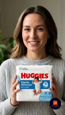 Kit 10 Pacotes de Fralda Huggies Tripla Proteção P, M, G, XG