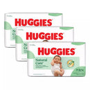 KIT 3 Fraldas Huggies Natural Care RN - 102 Fraldas