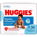 8 Pacotes da Fralda Descartável Huggies Rápida Absorção Tamanho M