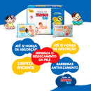 KIT 10 Fraldas Descartável Turma da Mônica 10 Pacotes + Lenço Umedecido + Sabonete Bebê
