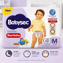 Kit 2 Pacotes Fralda Babysec Shortinho Galinha Pintadinha 60 Unidades – 120 Fraldas