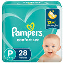 Kit com 10 Fraldas Pampers Confort Sec