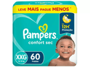 Kit com 3 Pacotes de Fraldas Pampers Confort Sec