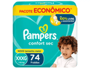 Kit com 3 Pacotes de Fraldas Pampers Confort Sec