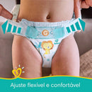 Kit 6 Fraldas Pampers Confort Sec Super Tamanho P 72 Unidades