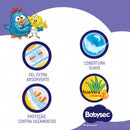 Kit 6 Fraldas BabySec Premium Galinha Pintadinha Mega P Pacote c/34un