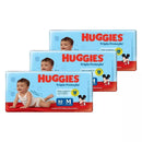 KIT 3 Fraldas Descartável Huggies Tripla Proteção Hiper Média - 3 Pacotes com 92 Fraldas - Total de 276 Tiras