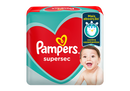 Kit 10 Fraldas Pampers Supersec Tamanho P - 340 Unidades
